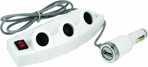 Bell Automotive 3-Outlet Power Strip w/ USB Port (22-1-39256-8)
