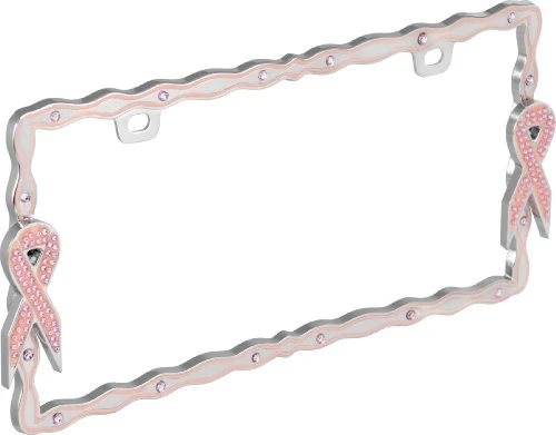 Bell Automotive Pink Breast Cancer License Plate Frame (22-1-46450-8)