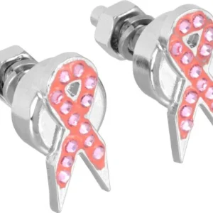 Bell Automotive Pink Ribbon License Plate Fastener (22-1-46458-8)