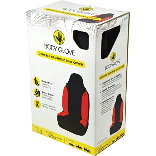 Bell Automotive Red Body Glove Hyper-Fit Seat Cover (22-1-70381-9) — product image 2