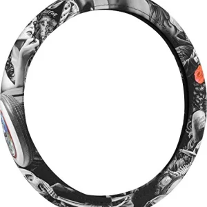 Bell Automotive David Gonzales Rose Steering Cover (22-1-97478-9)