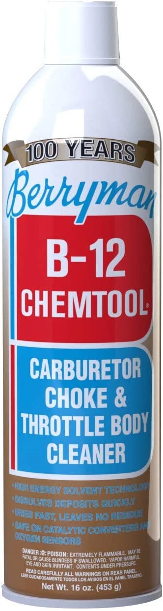 Berryman B-12 Chemtool Carburetor, Choke, and Throttle Body Cleaner - 16 oz. (0117)