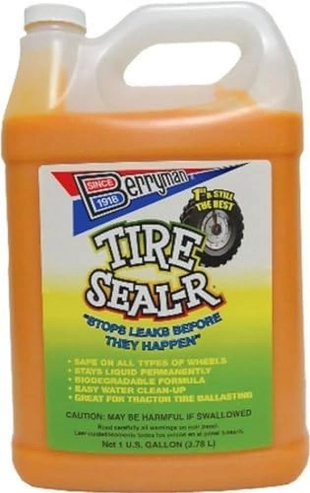 Berryman Tire Seal-R Sealant w/ Pump - 1-Gallon Bottle (1301)