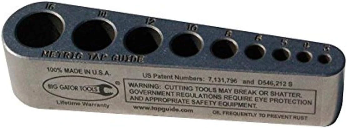 Big Gator Tools MTG500NP V Style Tap Guide - Metric, 17 Hole