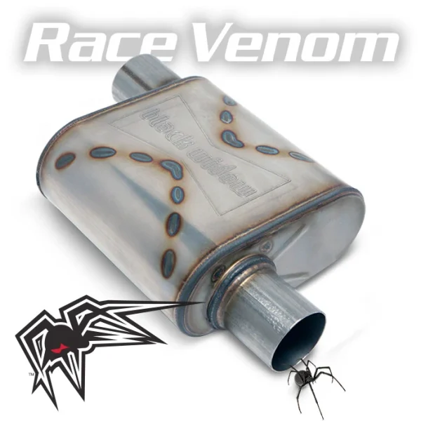 Black Widow Exhaust Race Venom Series 2.5"/3" Muffler (BWOOR)