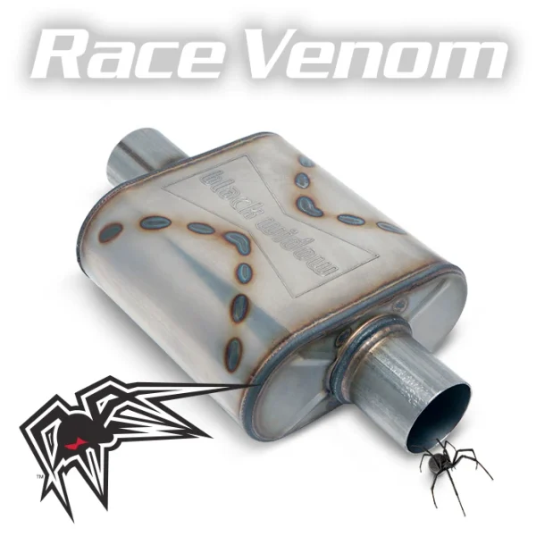 Black Widow Exhaust Race Venom Series 2.5" Muffler (BW009)