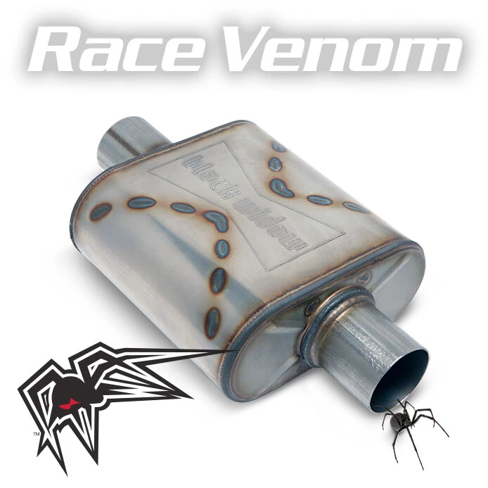 Black Widow Exhaust Race Venom Series 3.5" Muffler (BW0011)
