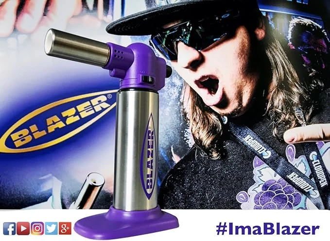 Blazer Big Buddy Turbo Torch Purple/Stainless Steel (189-8016) — product image 3
