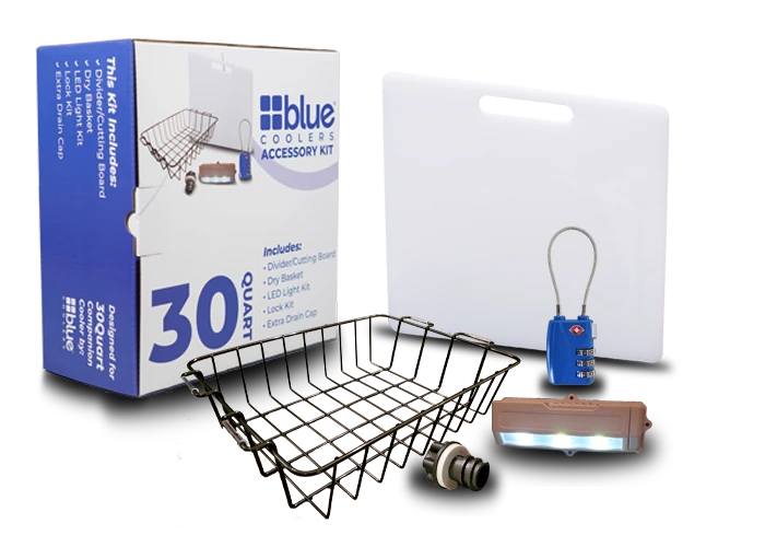 Blue Coolers Accessory Kit for 30 Quart Coolers (KIT-R200230)