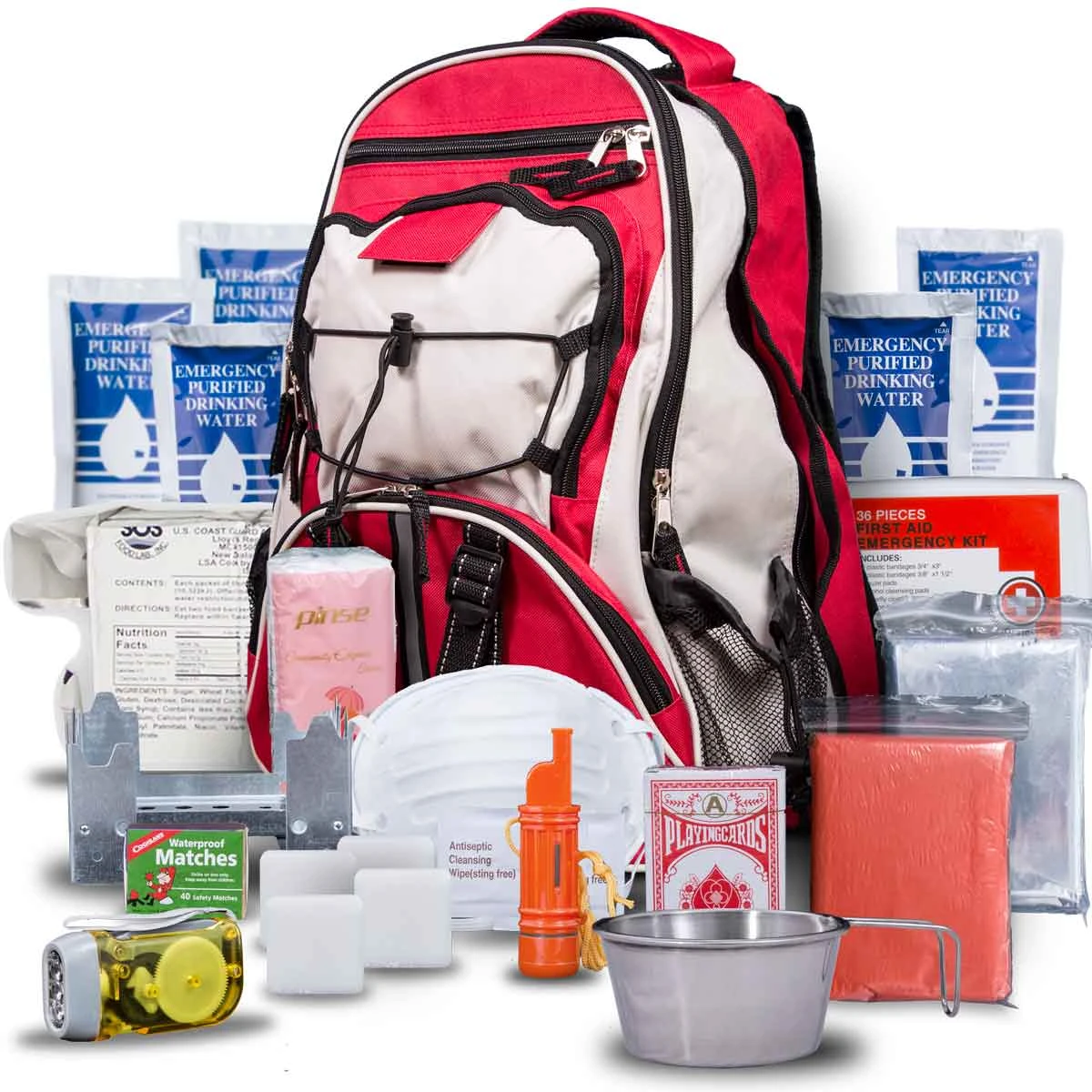 Blue Coolers Blue Seventy-Two PRO SERIES 3 Day Emergency Kit for One Person (72P-1001RX, 72P-1001CX)