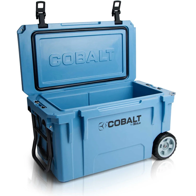 Blue Coolers Cobalt 55 Quart Wheeled Roto-Molded Super Cooler (CB55-2001BX, CB55-2001WX, CB55-2001GX) — product image 2
