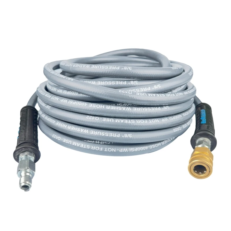 BluShield Single Wire Pressure Washing Hose, 3/8", 4K PSI (PWSW38-CP) — product image 4