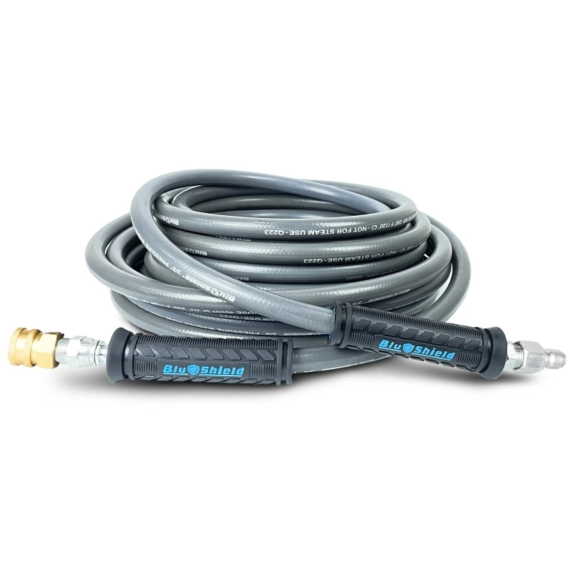 BluShield Single Wire Pressure Washing Hose, 3/8", 4K PSI (PWSW38-CP) — product image 5