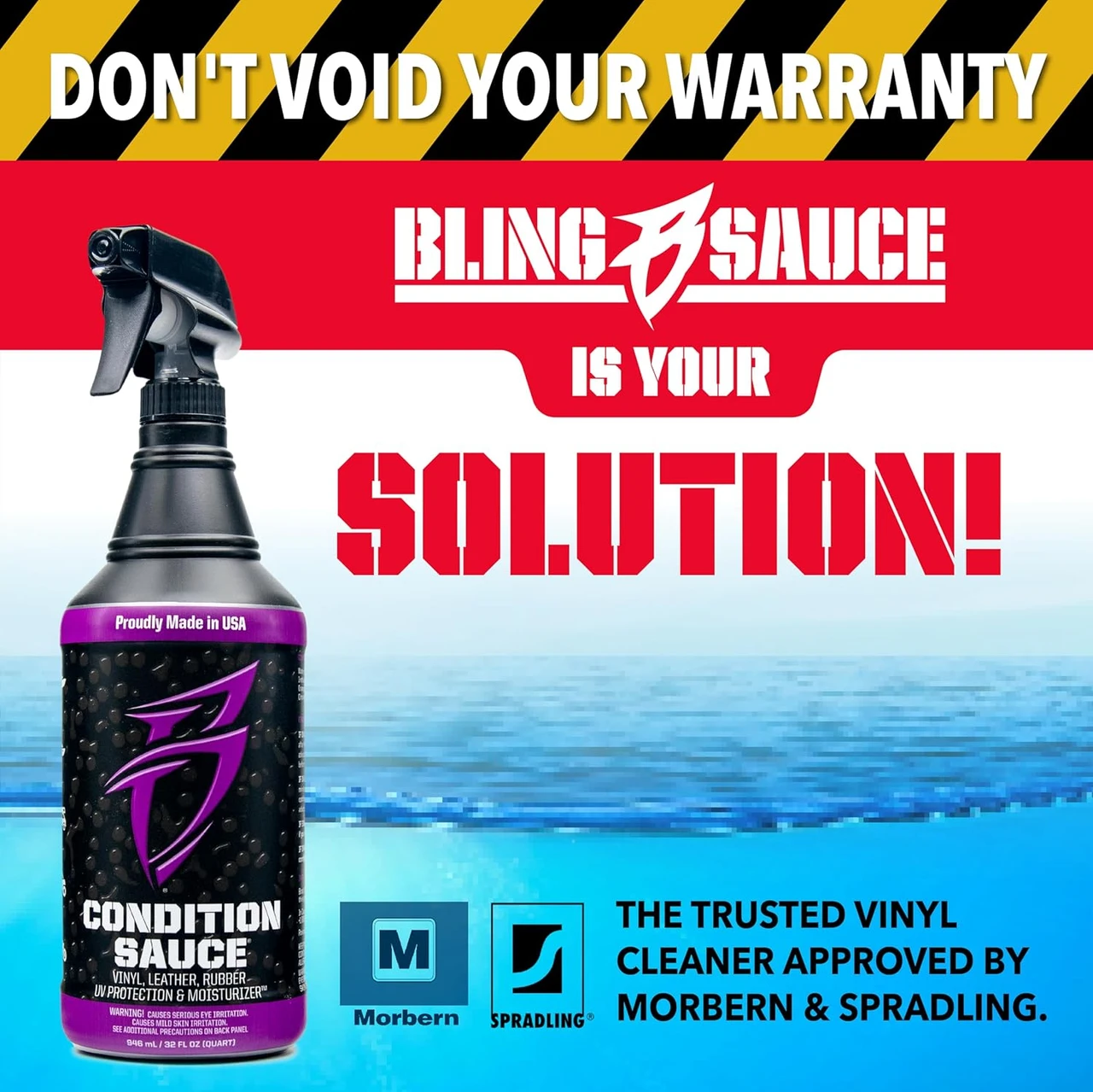 Boat Bling Condition Sauce Premium Interior Moisturizer with UV Protection (CS0032) — product image 4
