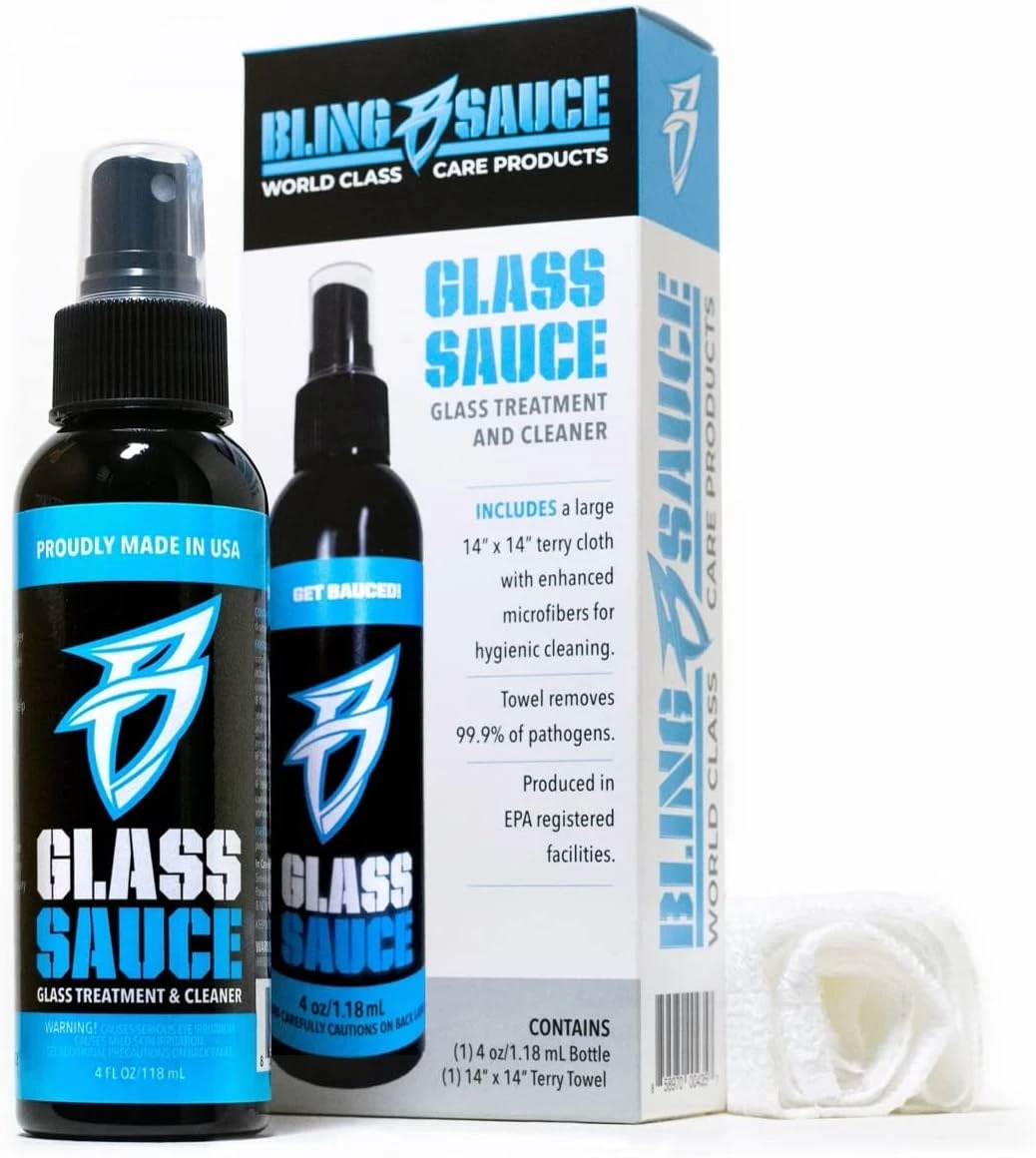 Boat Bling Glass Sauce Glass Treatment & Cleaner, 4Oz (BS_GLASS0004_Kit)