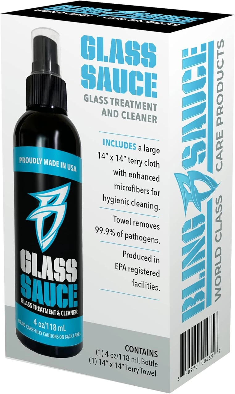 Boat Bling Glass Sauce Glass Treatment & Cleaner, 4Oz (BS_GLASS0004_Kit) — product image 2