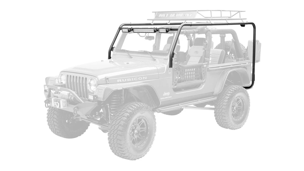 Body Armor 1997-2006 Jeep Wrangler TJ Traildoors Gen 3 Front - Pair (TJ-6137)