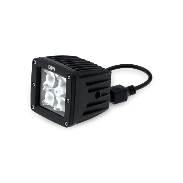 Body Armor Cube LED Light Flood Pair with Wire Harness (30041)