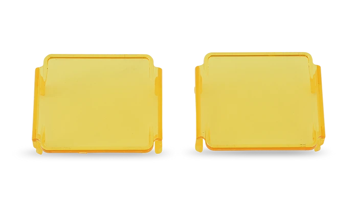 Body Armor Cube Light Covers - Amber Polycarbonate Lens (60040)