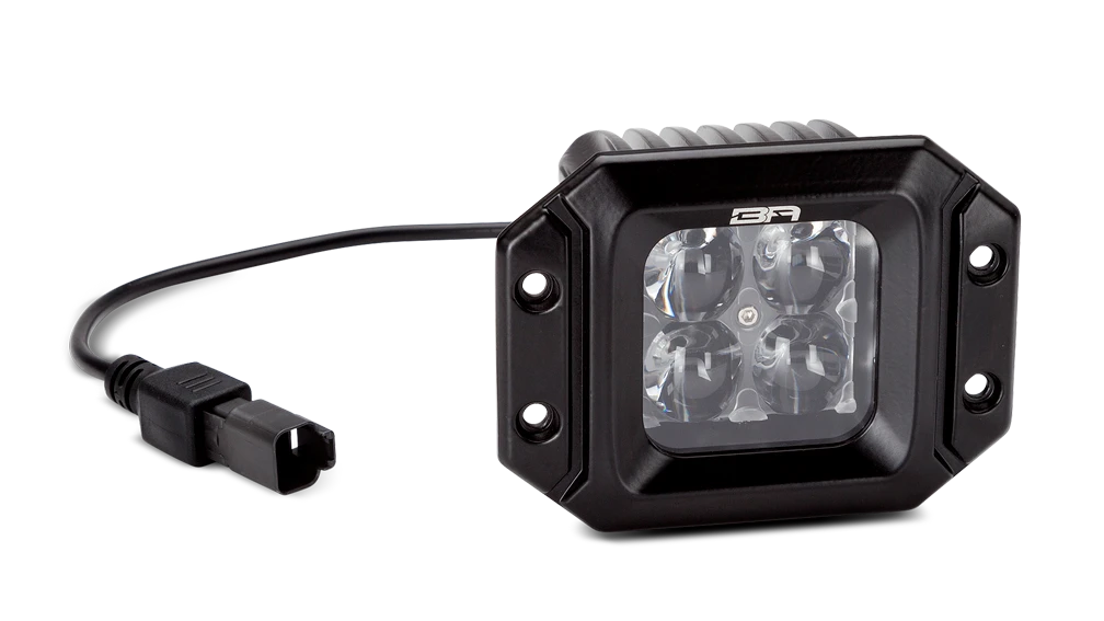 Body Armor LED Cube Lights Flush Mount Spot Beam (Pair) (30037)