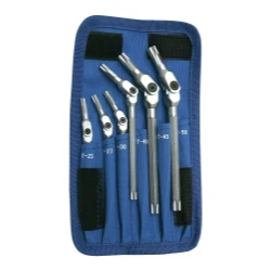 Bondhus 6-Piece T25-T50 Torx HexPro Pivot Head Wrench Set (00015)