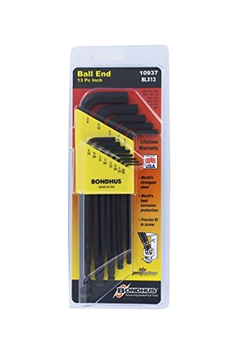 Bondhus 13-Piece .050-3/8" Balldriver L-Wrench Set w/ProGuard (10937) — product image 2