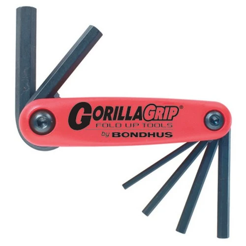Bondhus 6-Piece 3-10mm Hex Tip Fold-up Tool w/ProGuard (12595)