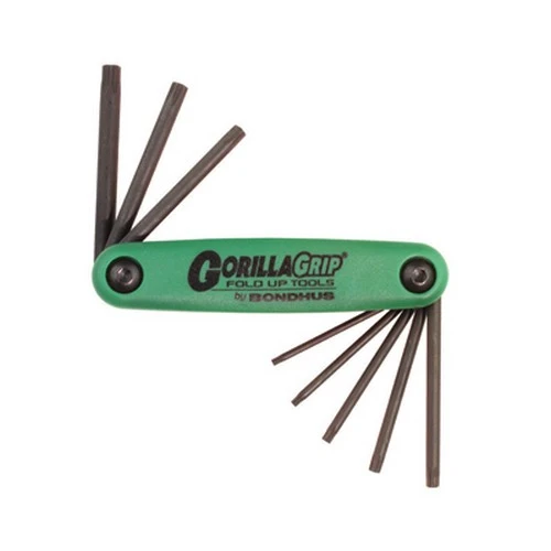 Bondhus 8-Piece T6-T25 Star Tip Fold-up Tool w/ProGuard (12632)