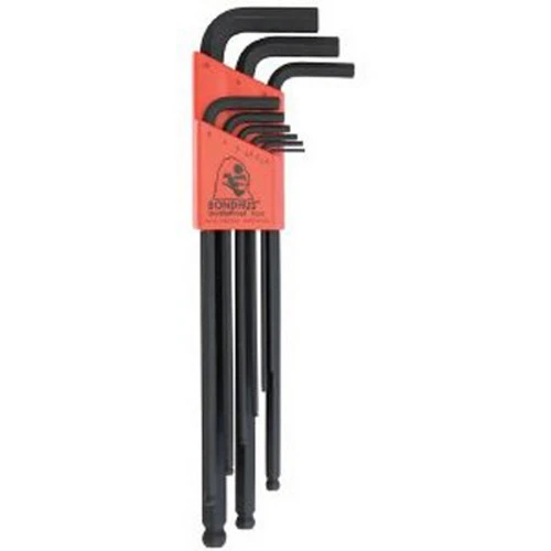 Bondhus 9-Piece 1.5-10mm Extra Long Ball End L-Wrench (16099)