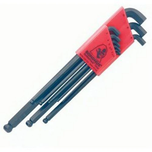 Bondhus 9-Piece 1.5-10mm Stubby Balldriver L-Wrench w/ProGuard (16599)