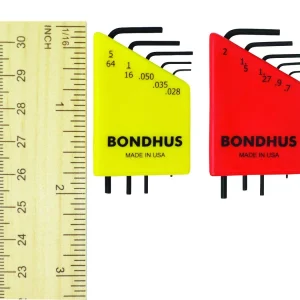 Bondhus 10-Piece Metric & SAE Hex End L-Wrench w/ProGuard (20393)