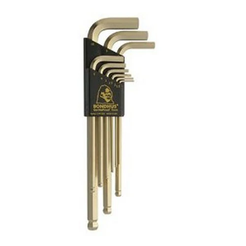 Bondhus 9-Piece 1.5-10mm GoldGuard Long Balldriver L-Wrench (38099)