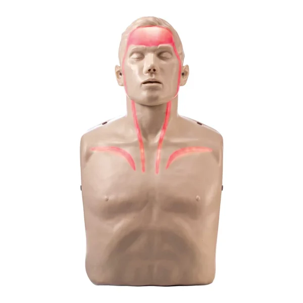 Brayden LED CPR Manikin w/Blood Flow Circulation (Red Lights) (IM13-R)