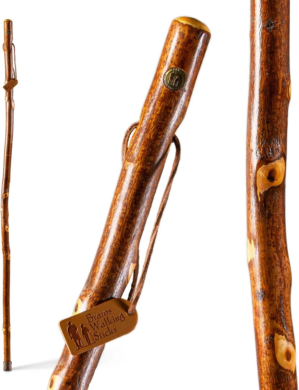 Brazos Hawthorn Rustic Walking Stick (602-3000-113)