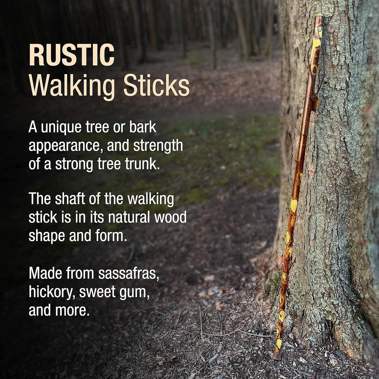 Brazos Hawthorn Rustic Walking Stick (602-3000-113) — product image 6