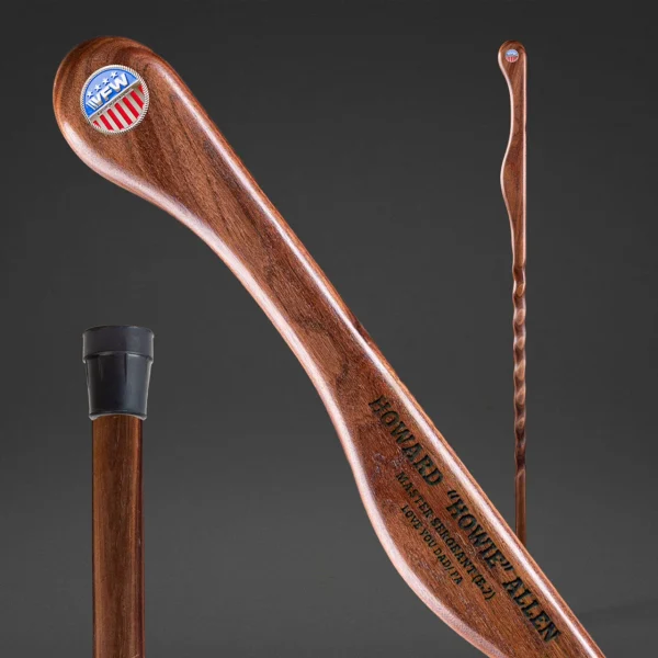 Brazos Personalized Handcrafted Walking Stick (602-3000-14)