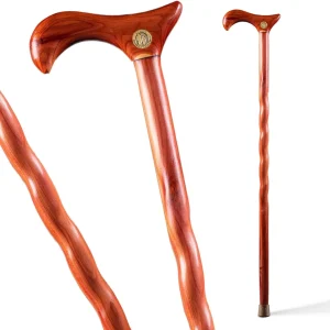 Brazos Twisted Derby Handcrafted Walking Cane (502-3000-001)