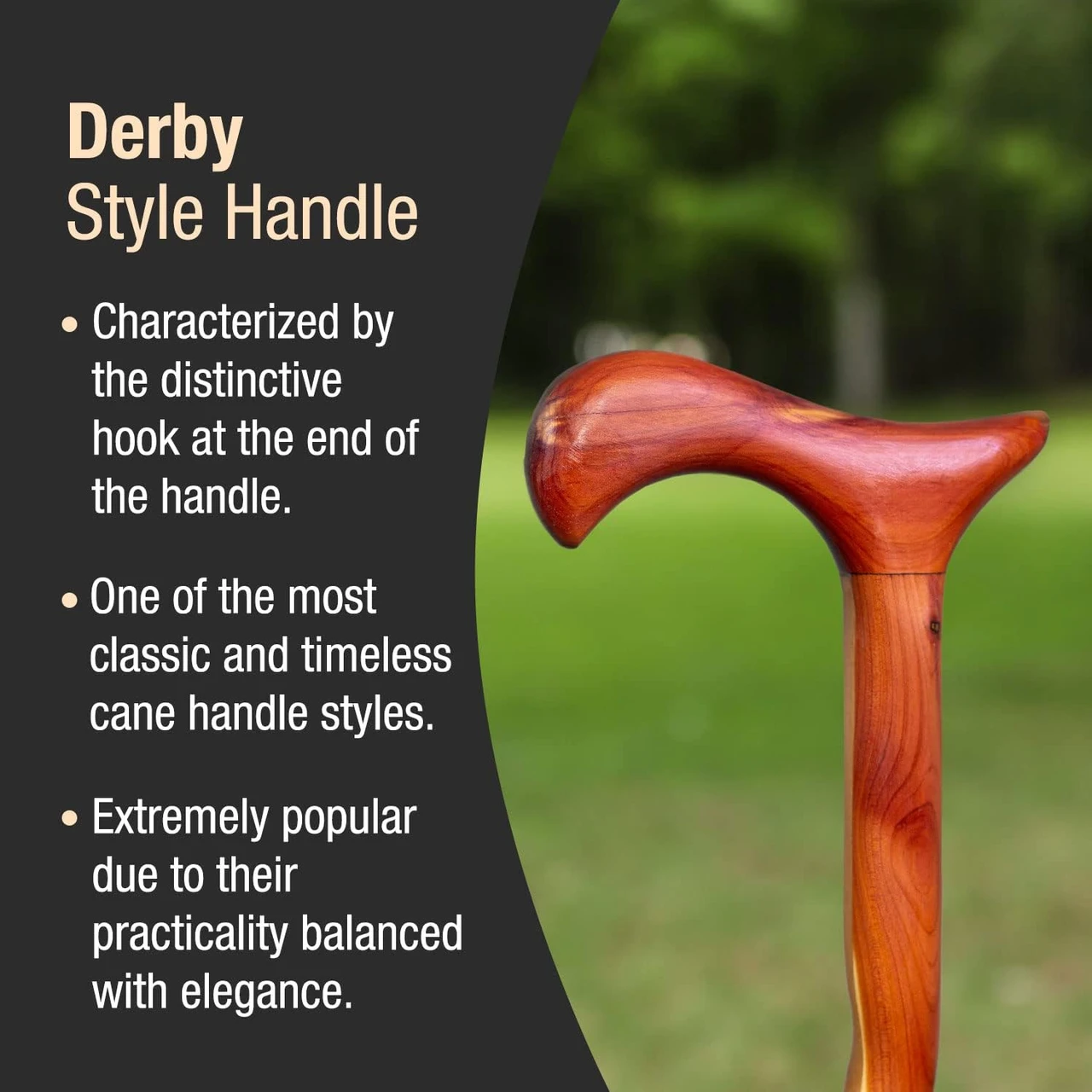 Brazos Twisted Derby Handcrafted Walking Cane (502-3000-001) — product image 4