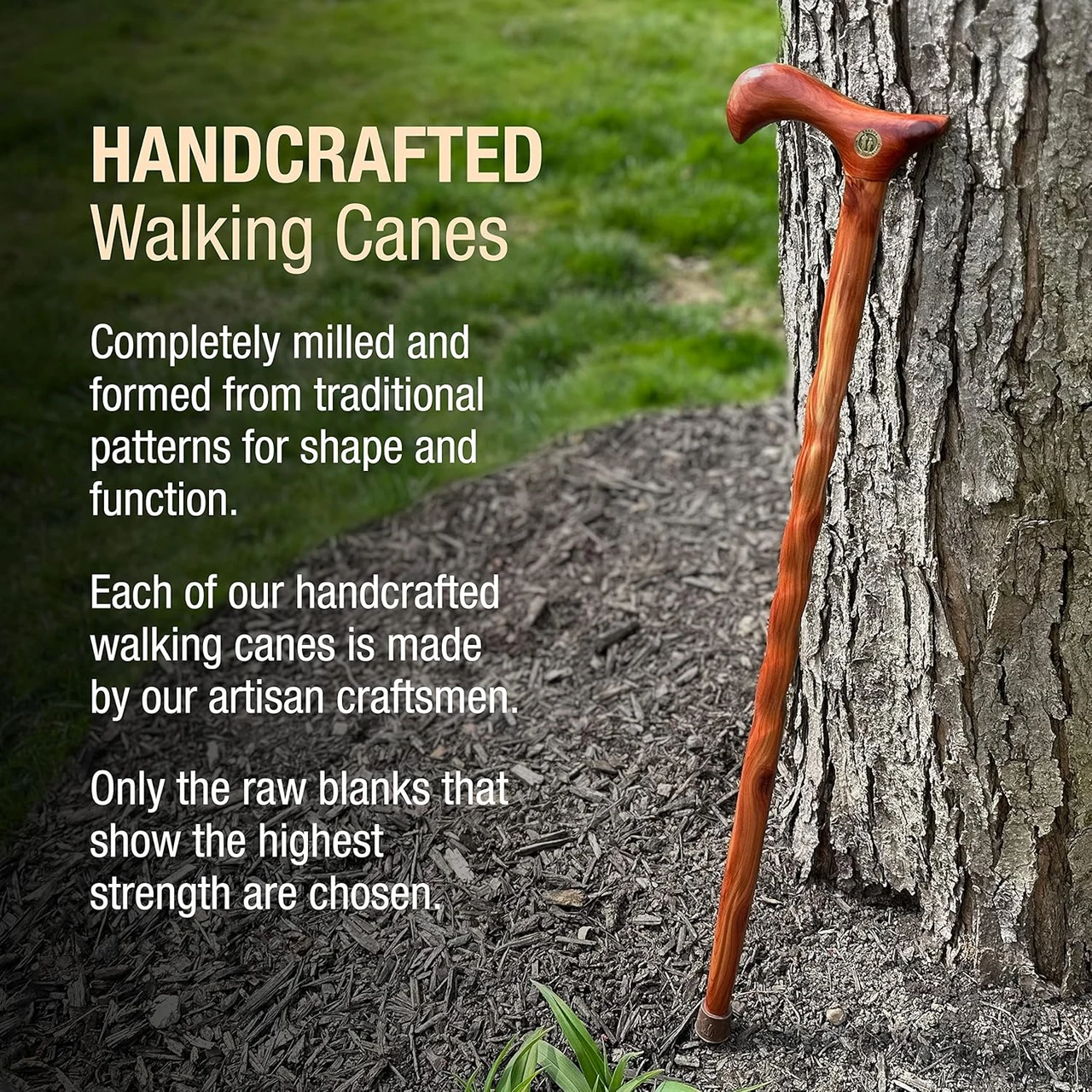 Brazos Twisted Derby Handcrafted Walking Cane (502-3000-001) — product image 7