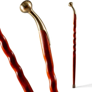 Brazos Twisted Hame Top Handcrafted Walking Cane (502-3000-012)
