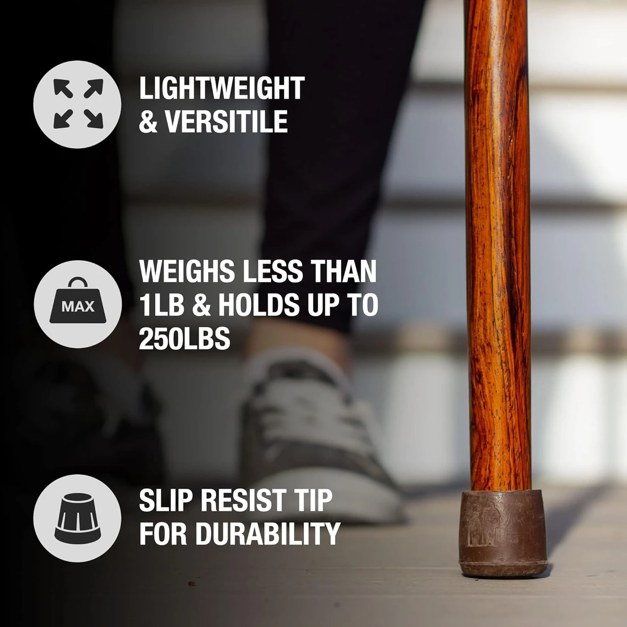 Brazos Twisted Hame Top Handcrafted Walking Cane (502-3000-012) — product image 4