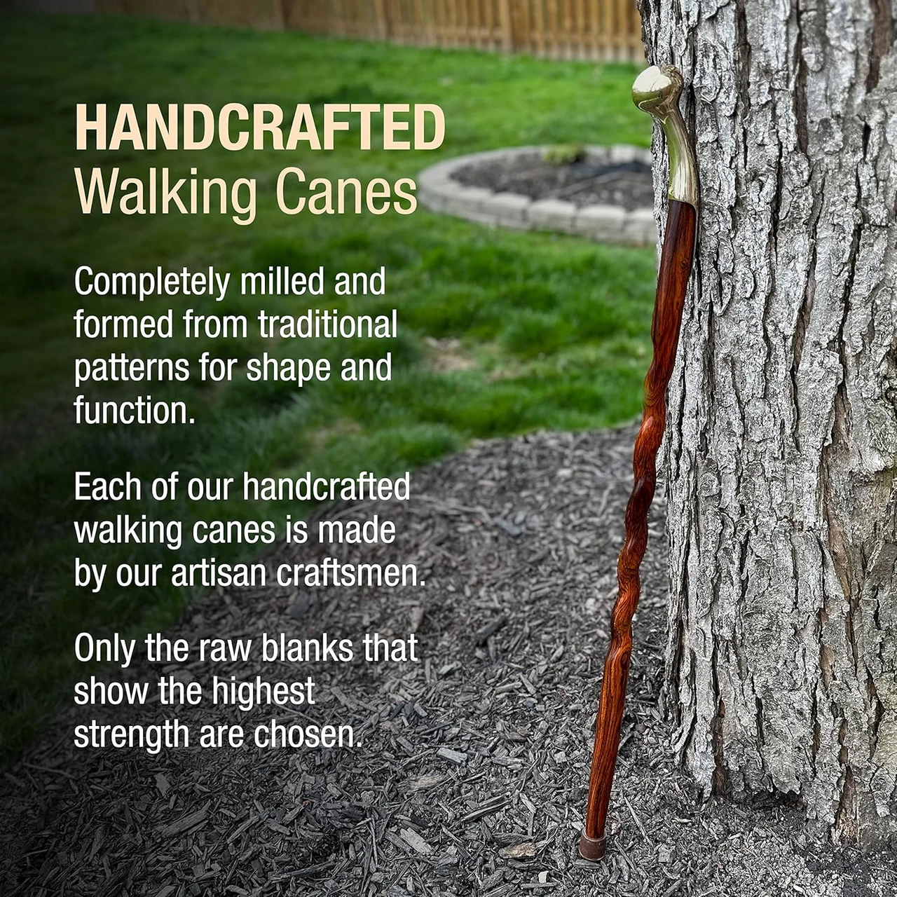 Brazos Twisted Hame Top Handcrafted Walking Cane (502-3000-012) — product image 5