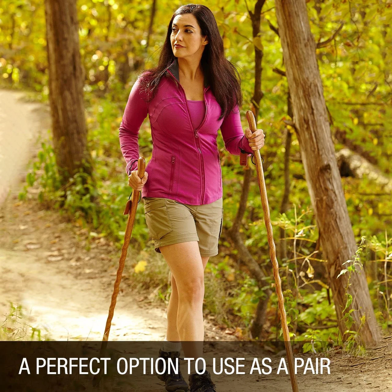 Brazos Twisted Oak Ergonomic Fitness Handcrafted Walking Stick (602-3000-108) — product image 2