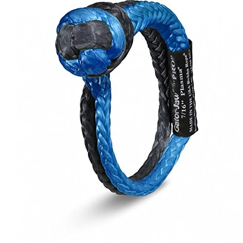 Bubba Rope 7/16" Blue/Black Gator-Jaw PRO Soft Shackle (176745PROBB) — product image 6