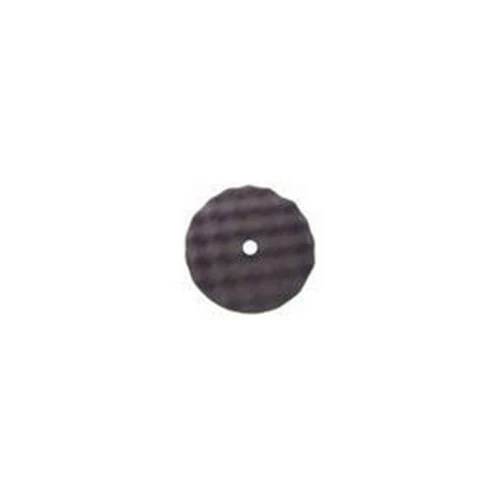 Buff and Shine 820FBW Convulted Foam Pads, Flat Back, Black, 8" x 1"