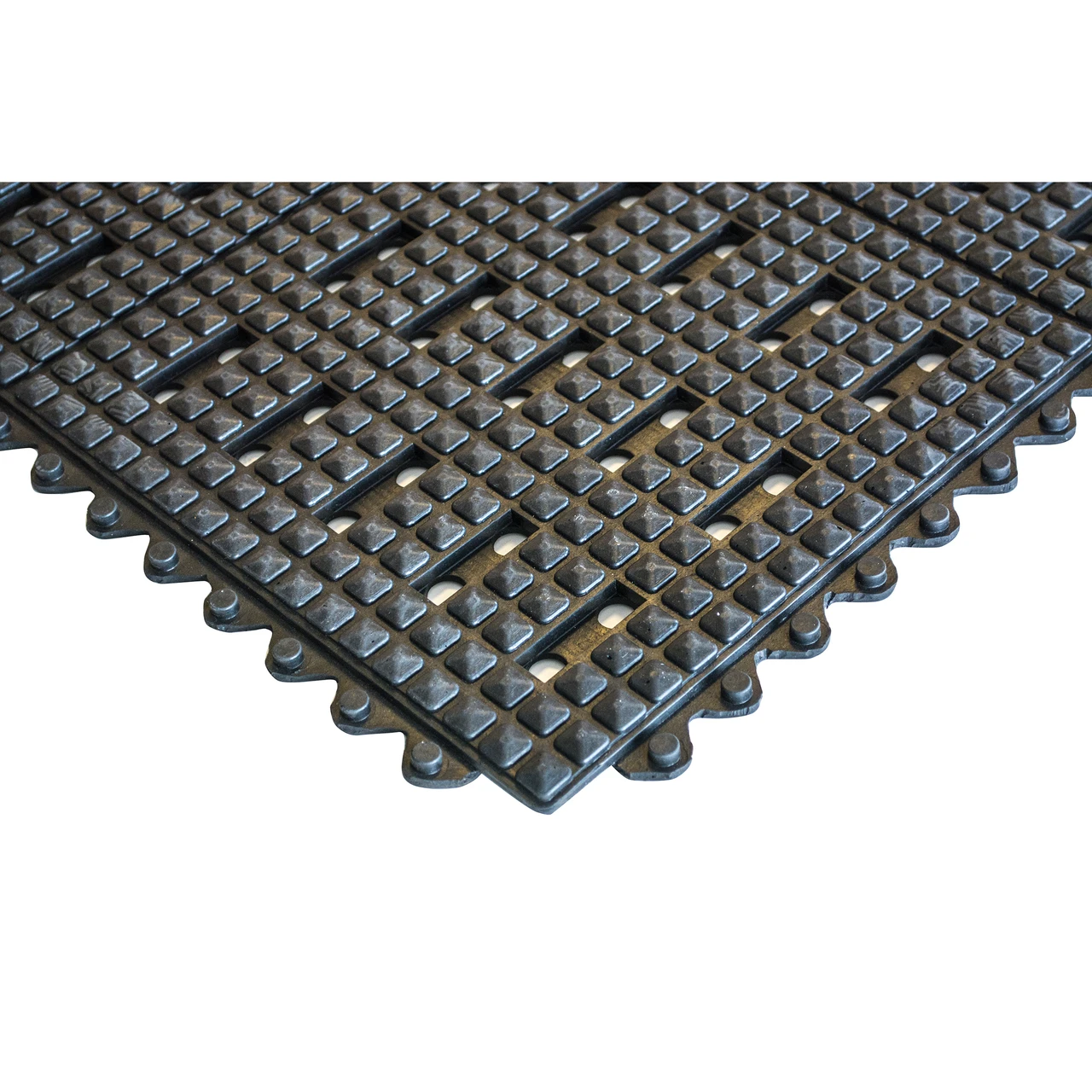 Buffalo Tools AFM33I4PK 3 x 3 Foot Anti-Fatigue Interlocking Rubber Mats - 4 Pc — product image 2