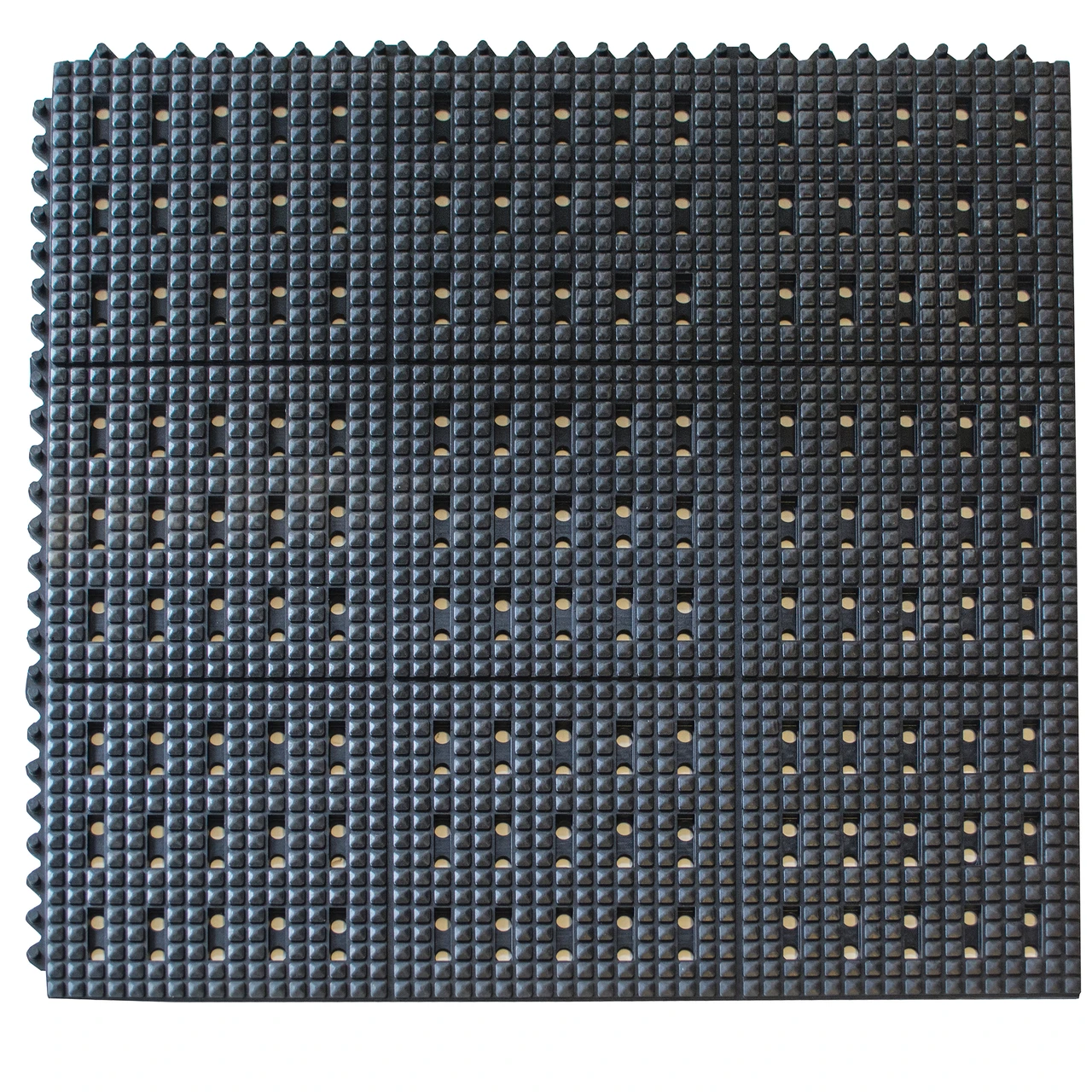Buffalo Tools AFM33I4PK 3 x 3 Foot Anti-Fatigue Interlocking Rubber Mats - 4 Pc — product image 3