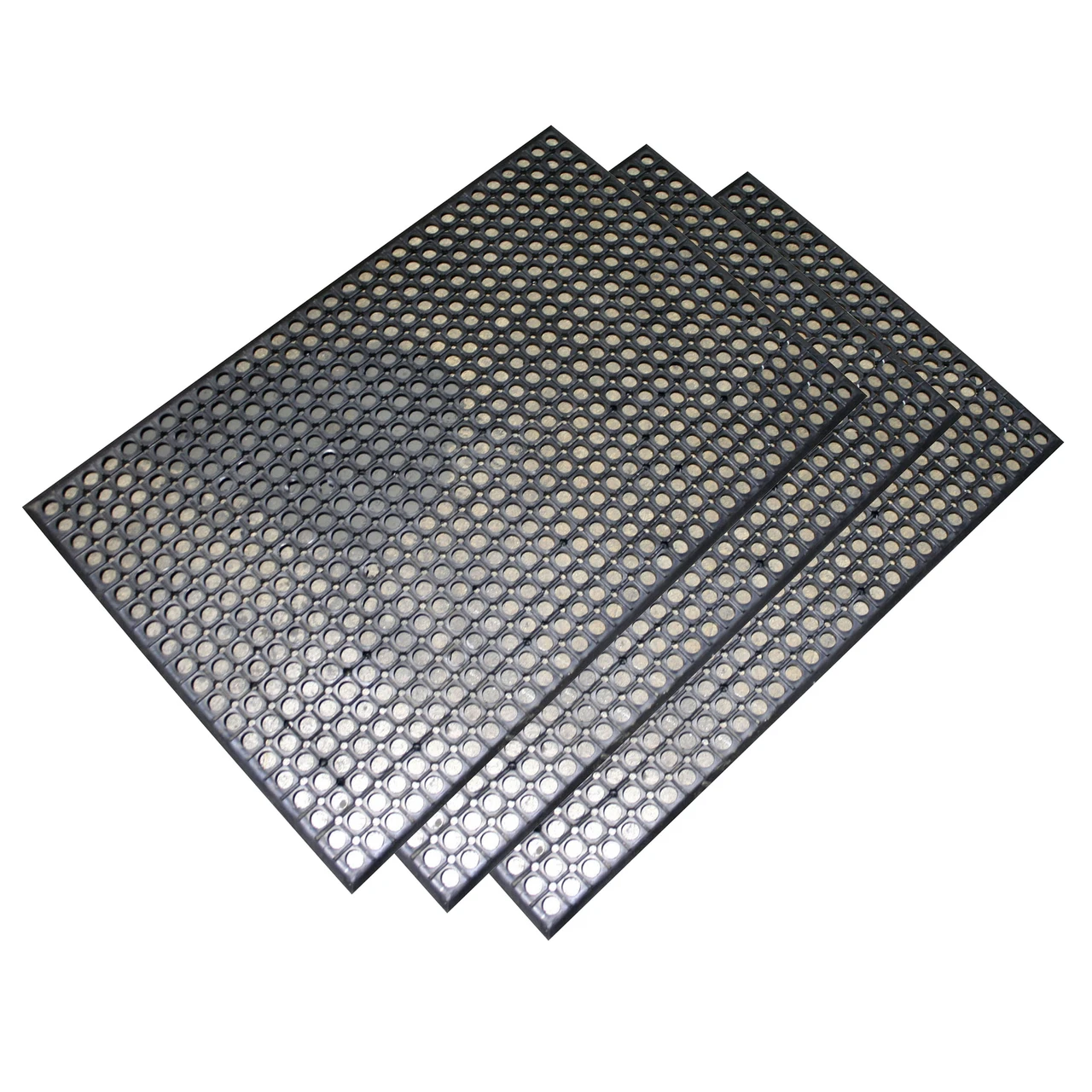 Buffalo Tools 3-Set 2' X 3' Industrial Rubber Floor Mat (RMAT233)