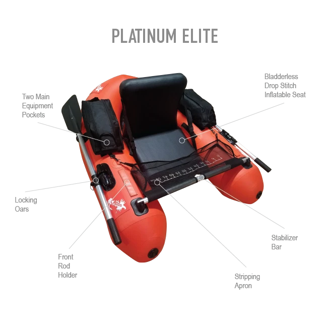 Caddis Sports Platinum Elite Float Tube (PT-ELITE) — product image 2