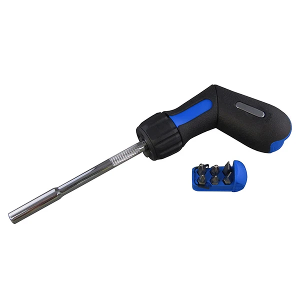 Cal-Van Pistol Grip Screwdriver - Multi-bit, Lighted, & Magnetic (668)